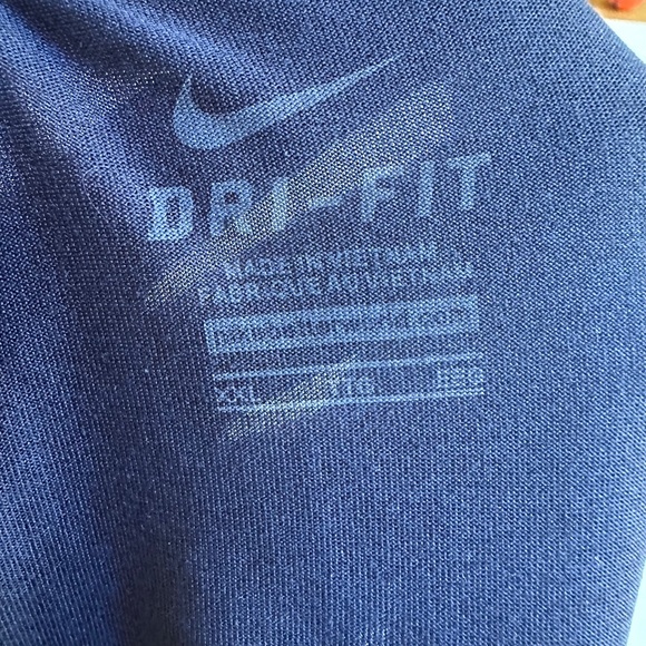 Nike UCONN University of Connecticut Blue Dri Fit Short Sleeve Tee - Picture 4 of 5